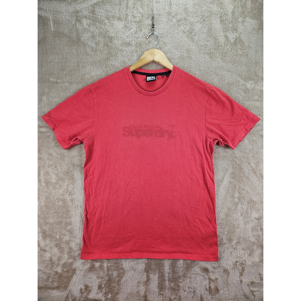 Superdry Vintage Terrain Embossed T-shirt Crewneck Men's Size L
